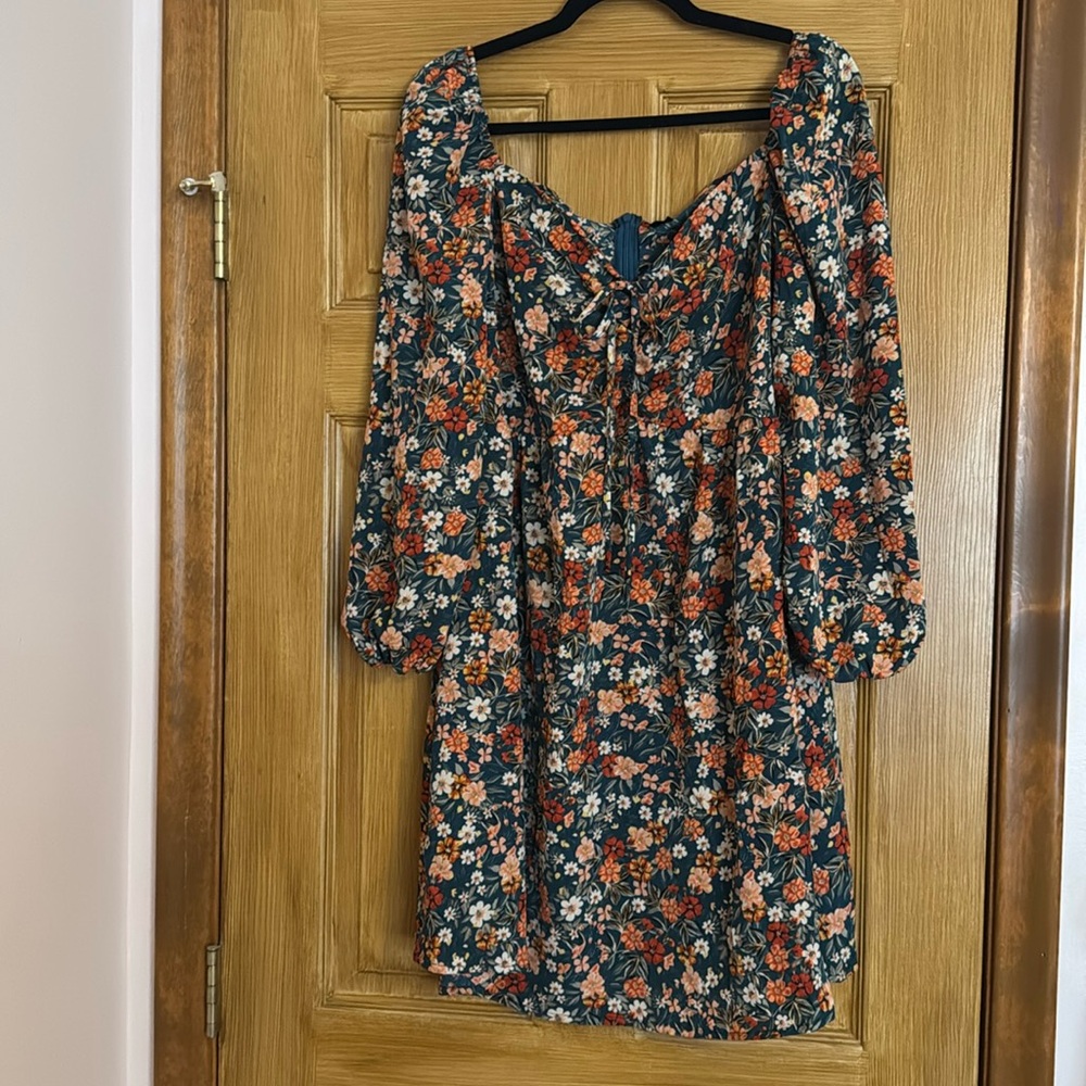 Floral mini dress
